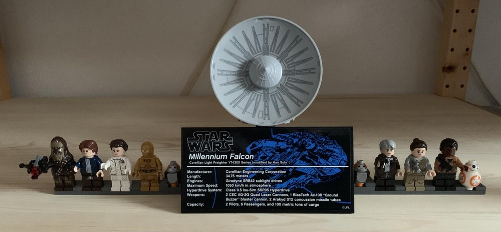 Lego Minifigure Stand for Millennium Falcon 75192