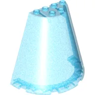Cone Half 8 x 4 x 6 / Opal Trans-Dark Blue