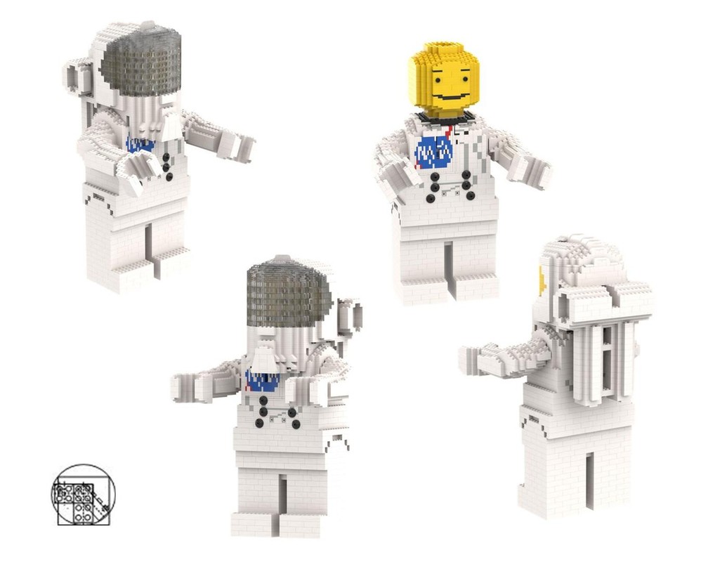 Lego Maxi figure NASA astronaut