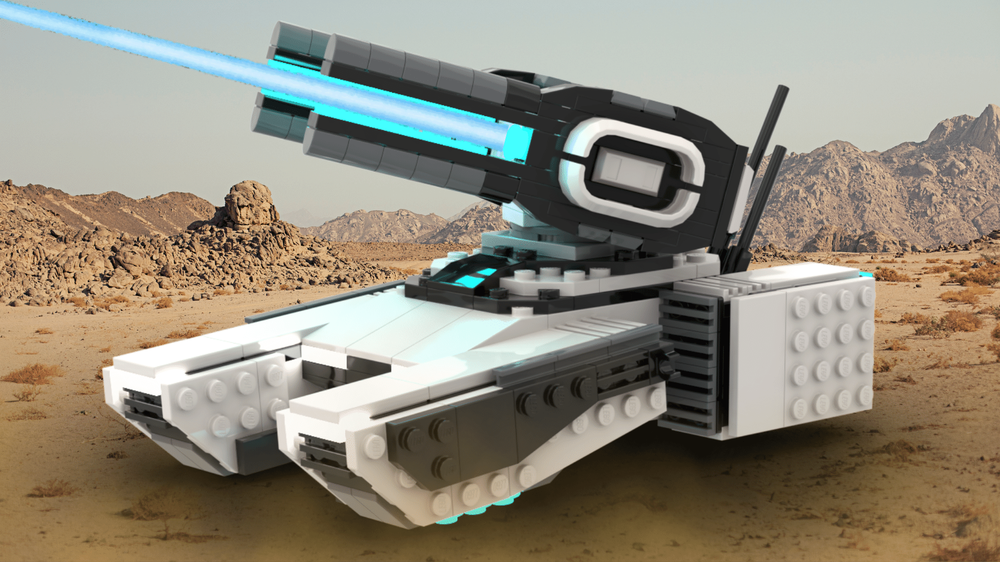 Lego Tyre Industries hover tank