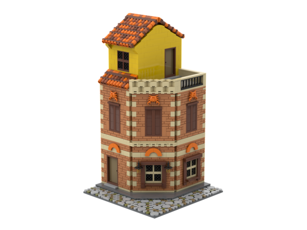Lego Italian Street Series (Build 12) - No Interior