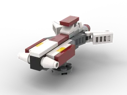 Mini Scaled Republic Pelta Class Medical Frigate