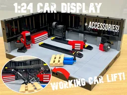 Speed Champions Garage [Working Car Lift + Accessories!]