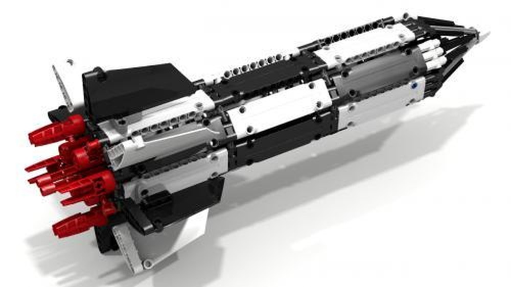 Lego Modernized V2 Rocket