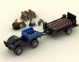 Mini tractor series farm for harvesting 2
