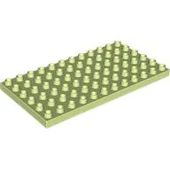 Duplo Plate 6 x 12 / Yellowish Green