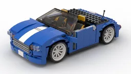 31070 Sporty mid-engined convertible