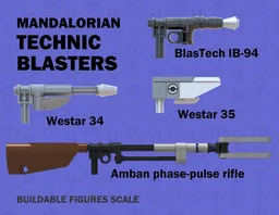Technic Mandalorian Blasters