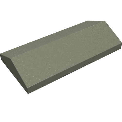 Lego Brick Sloped 33° 2 x 4 Double / Dark Gray