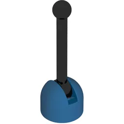 Lever Small Base with Black Lever / Blue