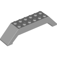 Lego Brick Sloped 45° 10 x 2 x 2 Double / Light Bluish Gray