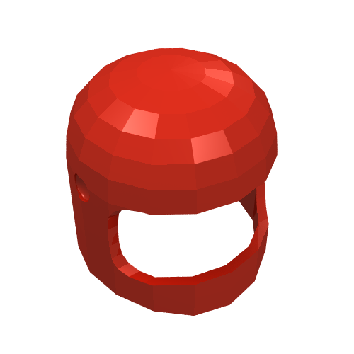 Lego Helmet Classic [Undetermined Type] / Red