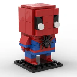 Custom Marvel Spiderman Brickheadz
