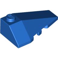 Lego Brick Wedged, Sloped 4 x 2 Triple Right / Blue