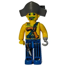 Juniors Minifig, Pirates, Captain Kragg / Yellow