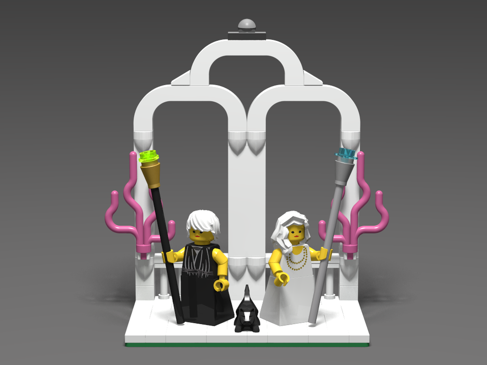 Lego Moon Castle mini stage
