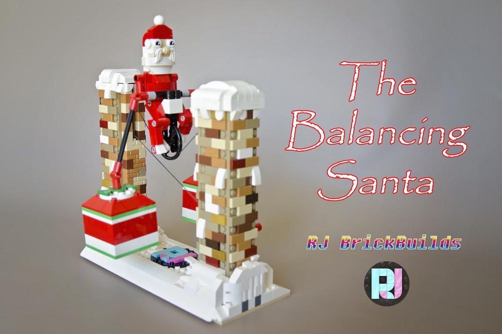 Lego Monocycling Santa