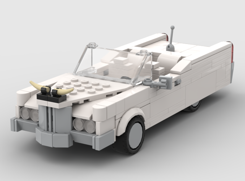Lego 1970 cadilac Deville (from the dukes of hazzard)