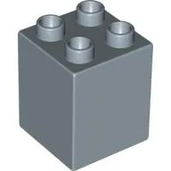 Duplo Brick 2 x 2 x 2 / Sand Blue