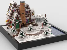 Gingerbread House Diorama