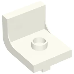 Duplo Chair 2 x 2 x 2 with One Stud / White
