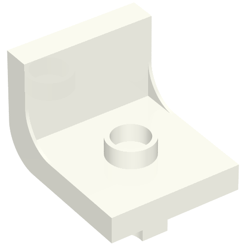 Lego Duplo Chair 2 x 2 x 2 with One Stud / White
