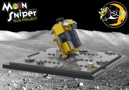 SLIM "Moon Sniper" Lunar Lander with LEV-1 and LEV-2 (Sora-Q) Rovers