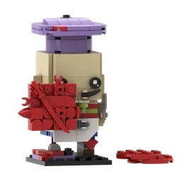 Pizzaface Brickheadz (Playmates Version)