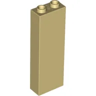 Brick 1 x 2 x 5 with Hollow Studs / Tan