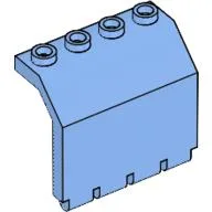 Hinge Panel 2 x 4 x 3 1/3 / Medium Blue