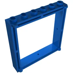 Window 1 x 6 x 5 / Blue