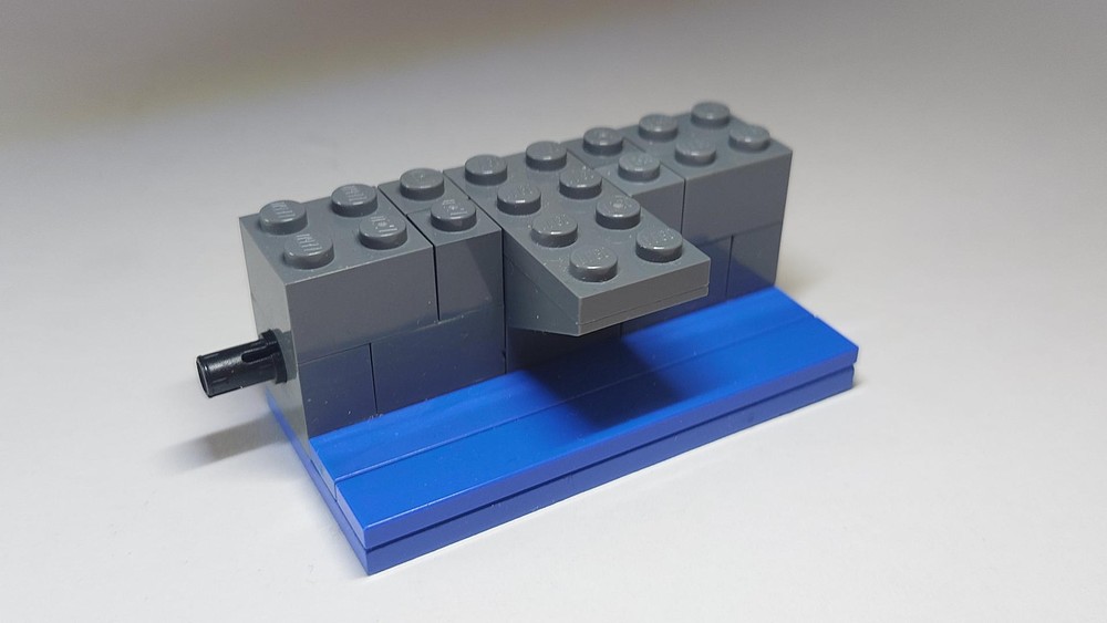 Lego Canal Module with Bridge