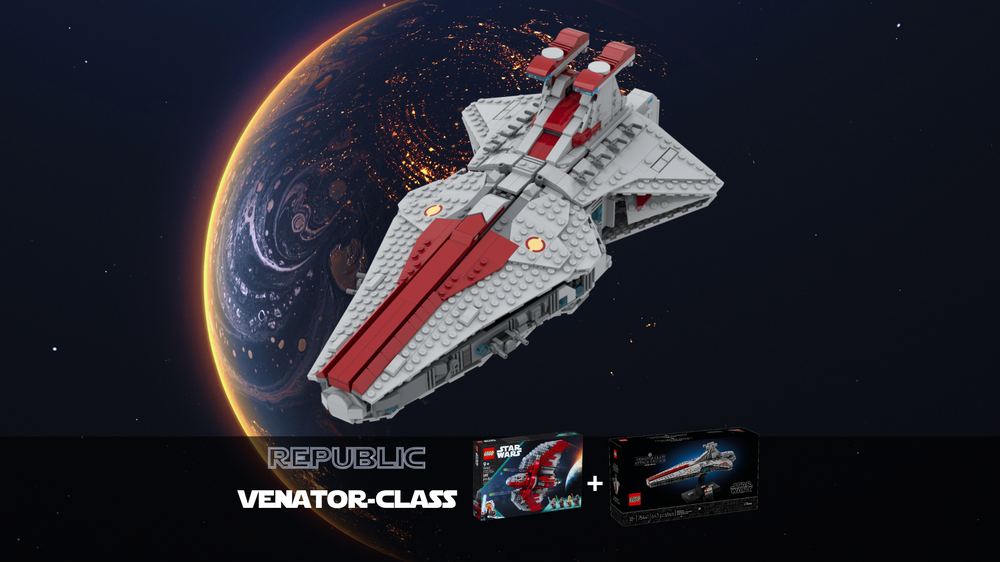 Lego Republic Venator-Class - 75362 + 75441 alternative