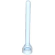 Antenna 1 x 4 with Rounded Top / Trans-Light Blue