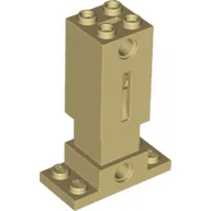 Brick Special 2 x 4 x 5 with Spring / Tan