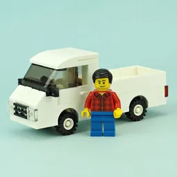 White 4x4 Pickup