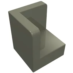 Panel 1 x 1 x 1 Corner / Dark Gray