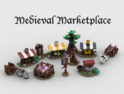 Medieval Marketplace - Expansion for Mini Blaustein Castle