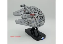 Mini-Scale Millennium-Falcon with Display Stand