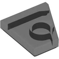 Wedge Tile 2 x 2 Left / Trans-Black