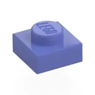 Plate 1 x 1 / Blue Violet