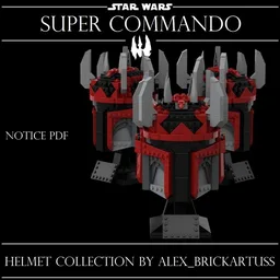 Helmet super commando mandalorian