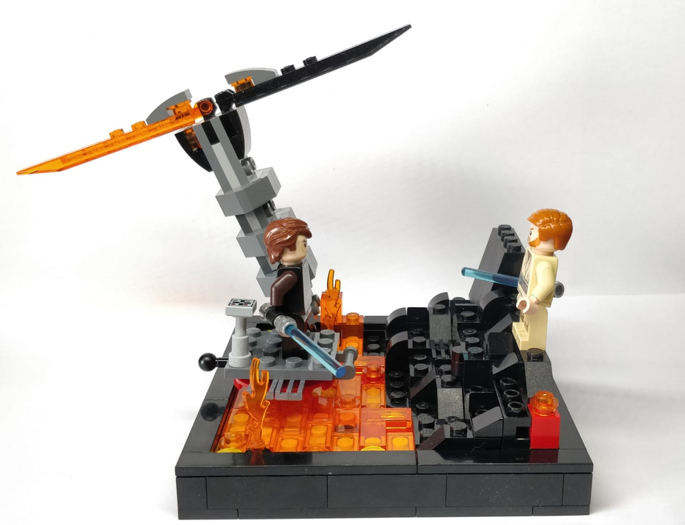 Lego I Have The High Groud - Mustafar Duel alternate build