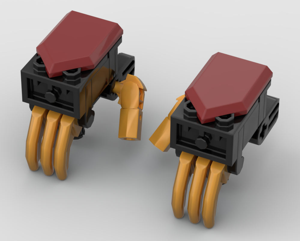 Lego Fire Mech Hands MOD