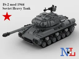 WW2 IS-2 mod 1944 Soviet Tank
