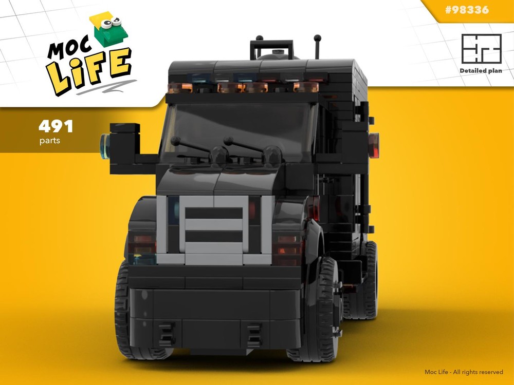 Lego Ford F-650 quad cab dually S.W.A.T.