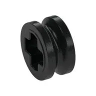 Technic Bush 1/2 Smooth with Axle Hole Semi-Reduced / Black
