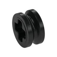 Lego Technic Bush 1/2 Smooth with Axle Hole Semi-Reduced / Black