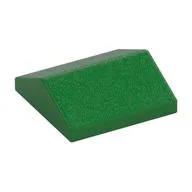 Brick Sloped 33° 2 x 2 Double / Green