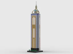 Central Plaza at 1/650th Scale